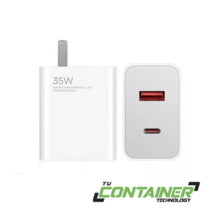 81.CARGADOR XIAOMI 35W CON CABLE TYPE-C Y USB_tucontainer.shop